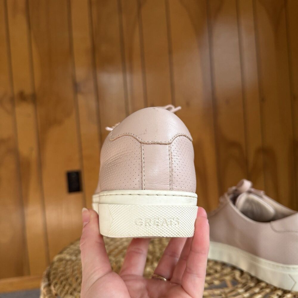 Greats Brooklyn The Royale $220 Women’s Sneakers Pink Leather Made in Italy US 9 - Picture 12 of 13